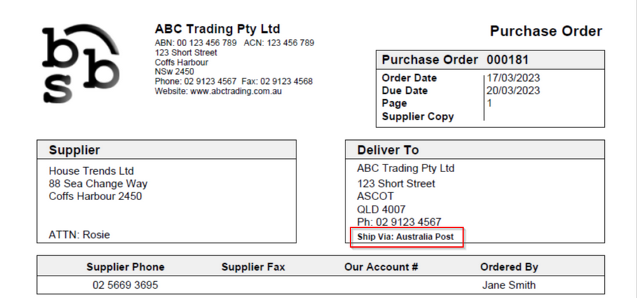 Purchase Order PDF Purchase Order PDF