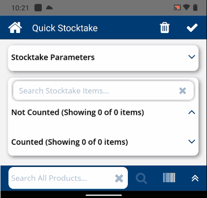 qs manual stocktake type 3